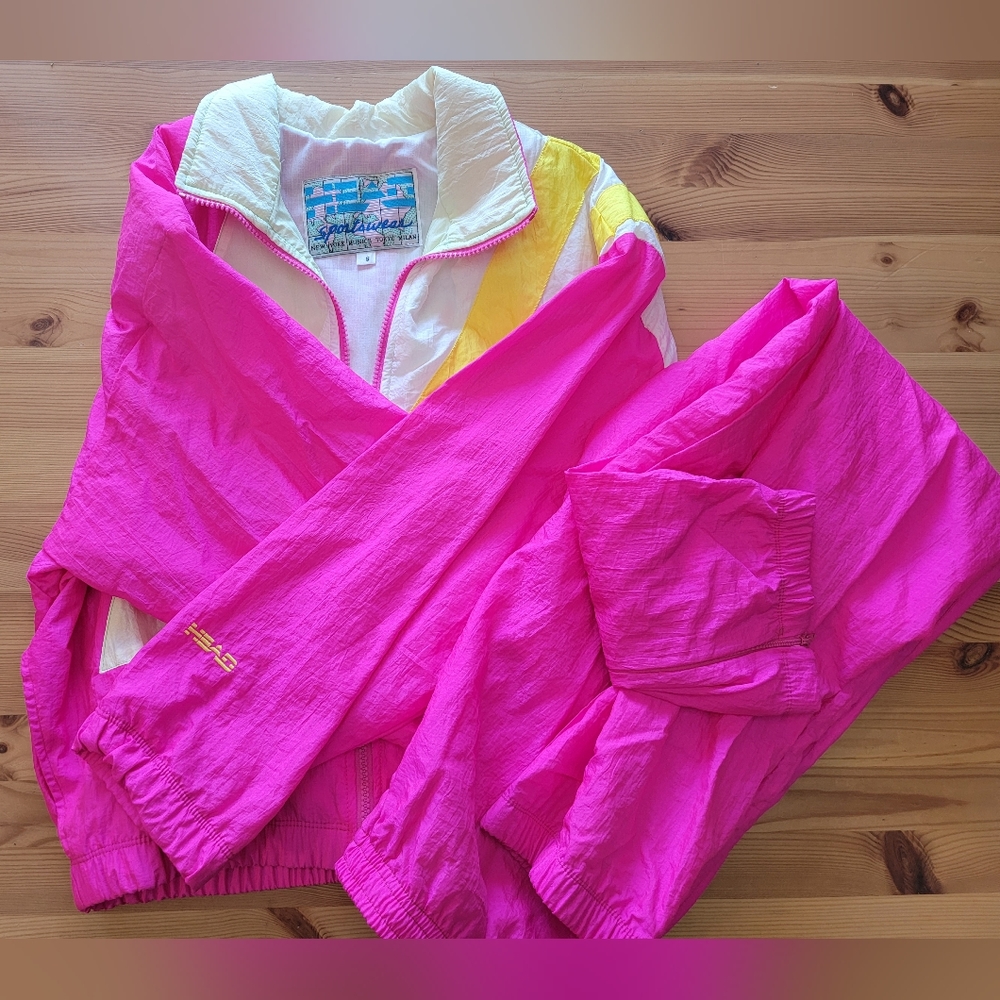 Vintage Head Brand Windbreaker Suit Skiing Suit Gem